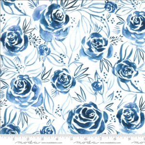 Moda Moody Bloom Digital Indigo 8443 13D