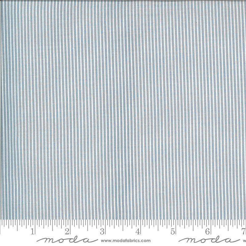 Moda Folktale Skinny Stripes Sky 5125 17
