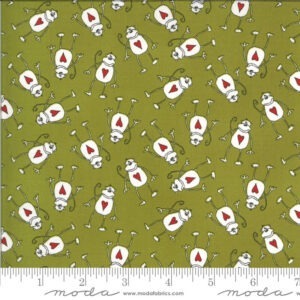 Moda Animal Crackers Monkeys Pickle 5803 12