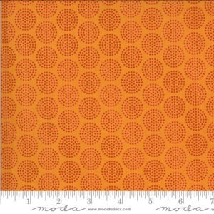 Moda Animal Crackers Circle Dots on Orange 5806 14
