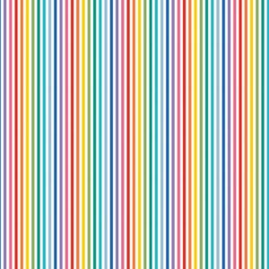 Riley Blake Designs 1/8in Stripe Rainbow C495R